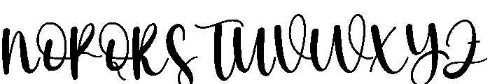 The Flowers Font UPPERCASE
