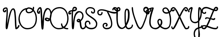 The Flowery Spring Font UPPERCASE