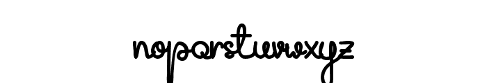 The Flowery Spring Font LOWERCASE
