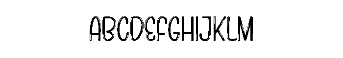 The Flying Font UPPERCASE