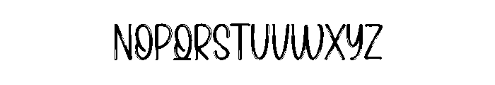 The Flying Font UPPERCASE