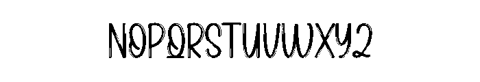 The Flying Font LOWERCASE