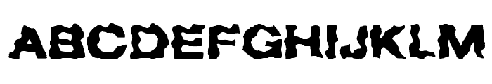 The Forbidden Font of Death Font UPPERCASE