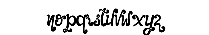 The Foughe Script Font LOWERCASE