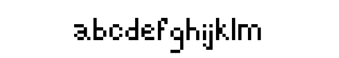 The Fozderien Regular Font LOWERCASE