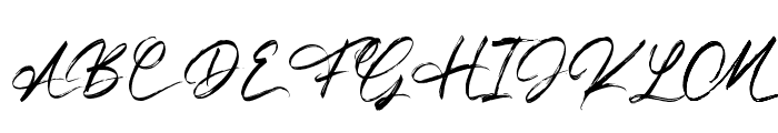 The Frankline Regular Font UPPERCASE