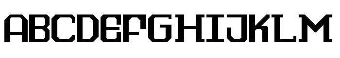 The Futien Regular Font UPPERCASE