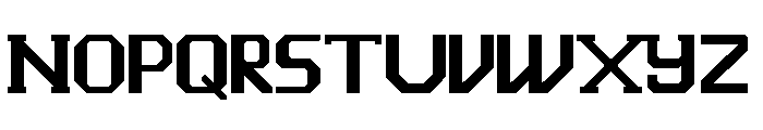 The Futien Regular Font UPPERCASE