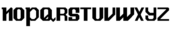 The Futien Regular Font LOWERCASE