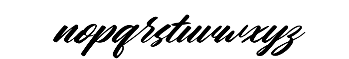 The Galaxy Italic Font LOWERCASE