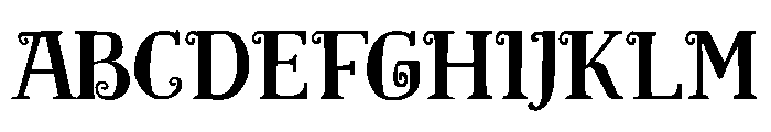 The Garden of Lights Font UPPERCASE