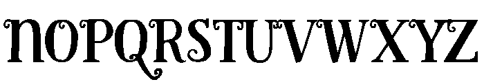 The Garden of Lights Font UPPERCASE