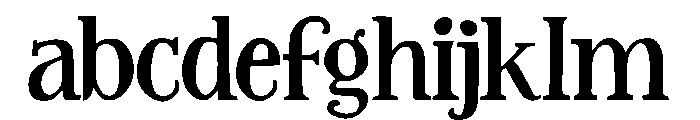 The Garden of Lights Font LOWERCASE