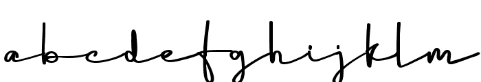 The Garisha DEMO Font LOWERCASE