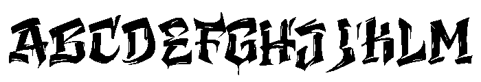 The Golden Blade Font UPPERCASE