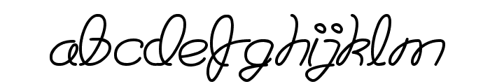 The Good Life Font LOWERCASE