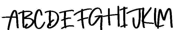 The Groovy Font UPPERCASE