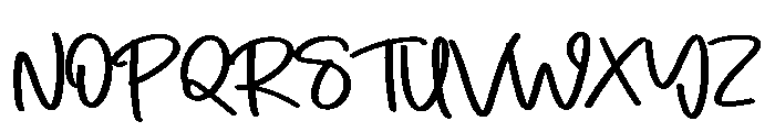 The Groovy Font UPPERCASE