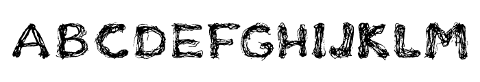 The Grudge Font UPPERCASE