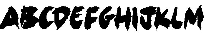 The Here Now Font UPPERCASE