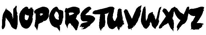 The Here Now Font UPPERCASE