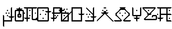 The Hermit Runes Regular Font LOWERCASE