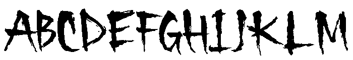 The House of the Dark Moon Font UPPERCASE