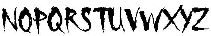 The House of the Dark Moon Font UPPERCASE