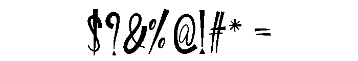 The Hunter Font OTHER CHARS