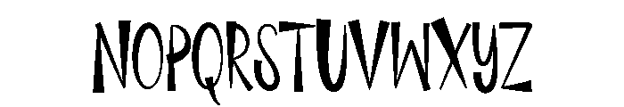 The Hunter Font LOWERCASE