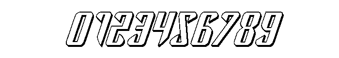 The Immortal 3D1 Font OTHER CHARS