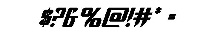 The Immortal Bold Italic Font OTHER CHARS