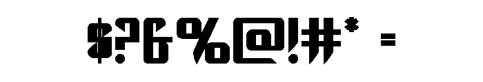 The Immortal Bold Font OTHER CHARS