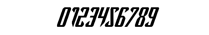 The Immortal Condensed Italic Font OTHER CHARS