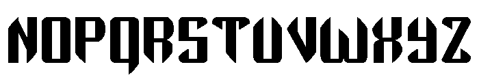 The Immortal Expanded Font LOWERCASE