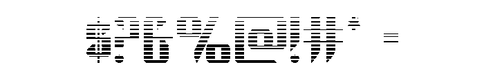 The Immortal Gradient Font OTHER CHARS