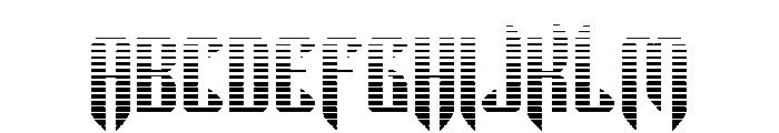 The Immortal Gradient Font UPPERCASE