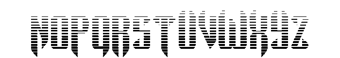 The Immortal Gradient Font UPPERCASE