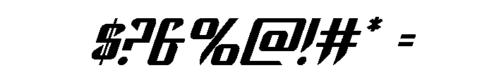 The Immortal Italic Font OTHER CHARS