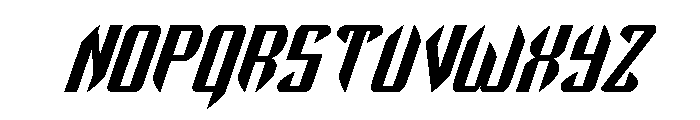 The Immortal Italic Font LOWERCASE