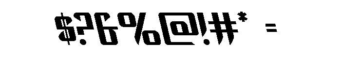 The Immortal Leftalic Font OTHER CHARS