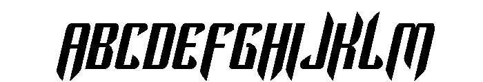 The Immortal Semi-Italic Font UPPERCASE