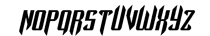 The Immortal Semi-Italic Font UPPERCASE