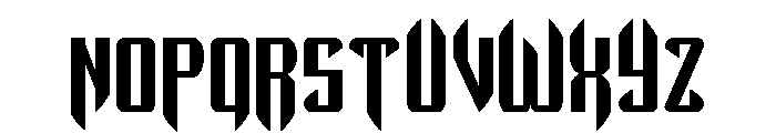 The Immortal Font UPPERCASE