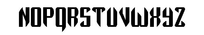 The Immortal Font LOWERCASE