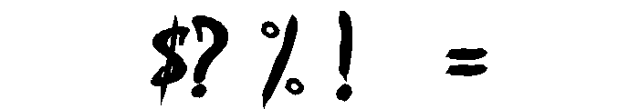 The Incredible Demon Font OTHER CHARS