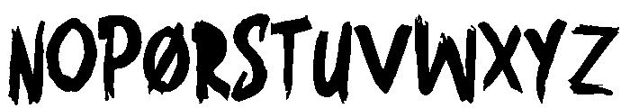 The Incredible Demon Font UPPERCASE