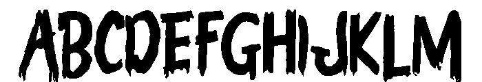 The Incredible Demon FONT