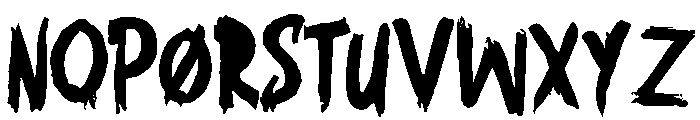 The Incredible Demon Font LOWERCASE