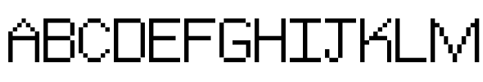 The Jewish Bitmap Font LOWERCASE